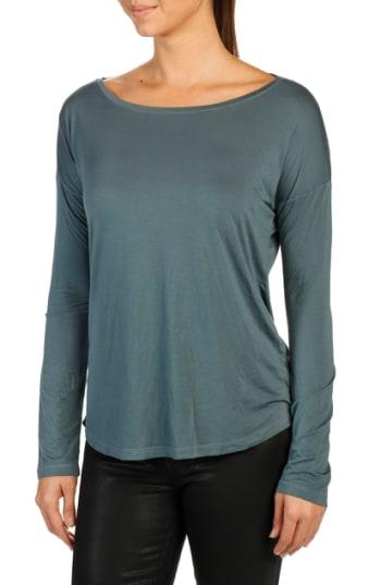 Women's Paige Bess Boatneck Tee - Blue