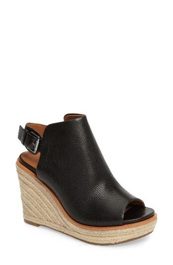 Women's Gentle Souls Jacey Wedge Sandal M - Black