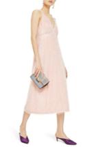 Women's Topshop Feather Strappy Midi Dress Us (fits Like 0) - Pink