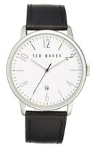 Men's Ted Baker London Leather Strap Watch, 42mm