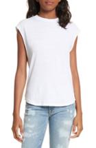Women's Frame Crewneck Muscle Tee - White