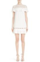 Women's Jonathan Simkhai Rope Applique Ruffle Dress