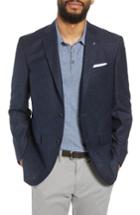 Men's Ted Baker London Jay Trim Fit Slubbed Wool & Silk Sport Coat R - Blue
