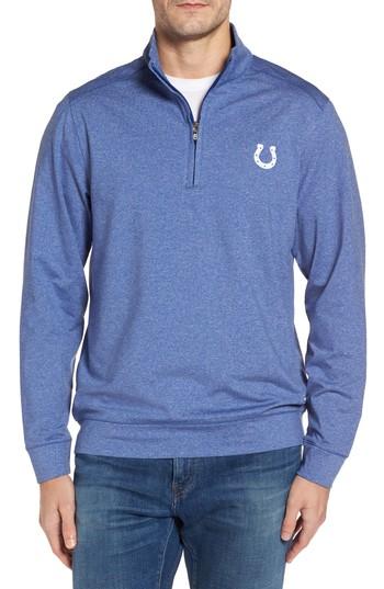 Men's Cutter & Buck Shoreline - Indianapolis Colts Half Zip Pullover