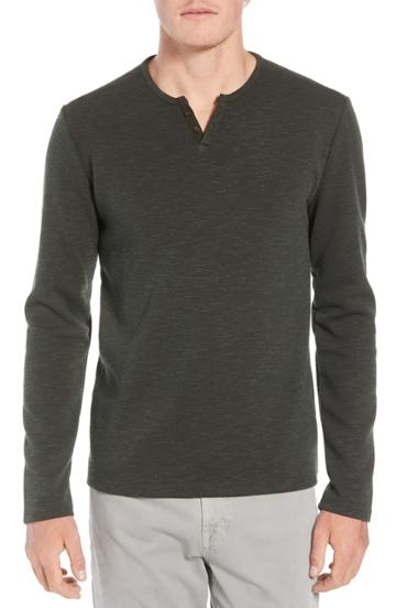 Men's W.r.k Spruce Slim Fit Henley - Green