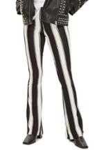 Women's Topshop Stripe Flare Trousers Us (fits Like 2-4) - Black