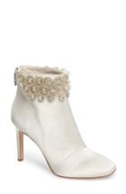 Women's Imagine Vince Camuto Lura Crystal Flower Bootie .5 M - Ivory
