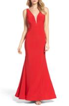 Women's Xscape Mermaid Gown - Red
