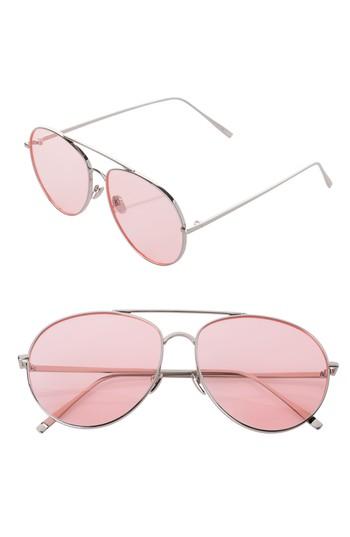 Women's Sunnyside La 58mm Aviator Sunglasses -