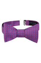 Men's Ted Baker London Connect Four Floral Silk Bow Tie, Size - Pink