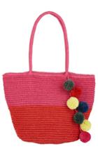 Billabong Heart N Soul Straw Tote - Pink