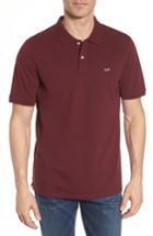 Men's Vineyard Vines Fit Pique Polo, Size Small - Red
