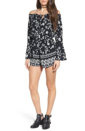 Women's Love, Fire Bell Sleeve Romper