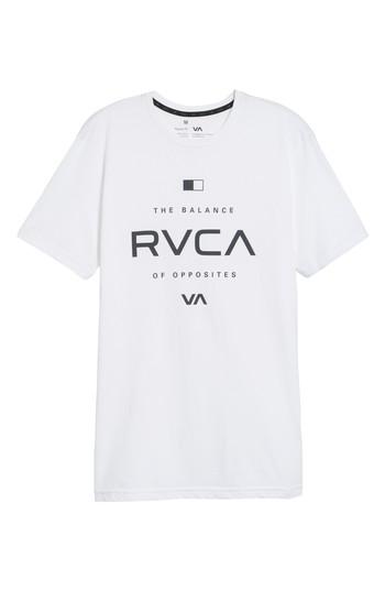 Men's Rvca Lock In Graphic T-shirt - White
