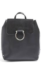 Topshop Remy Trophy Faux Leather Backpack -