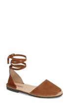Women's Solillas Ankle Tie Sandal Us / 37eu - Brown