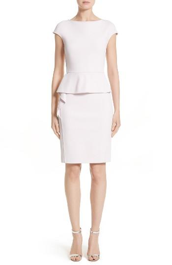 Women's St. John Collection Luxe Sculpture Knit Dress - Pink