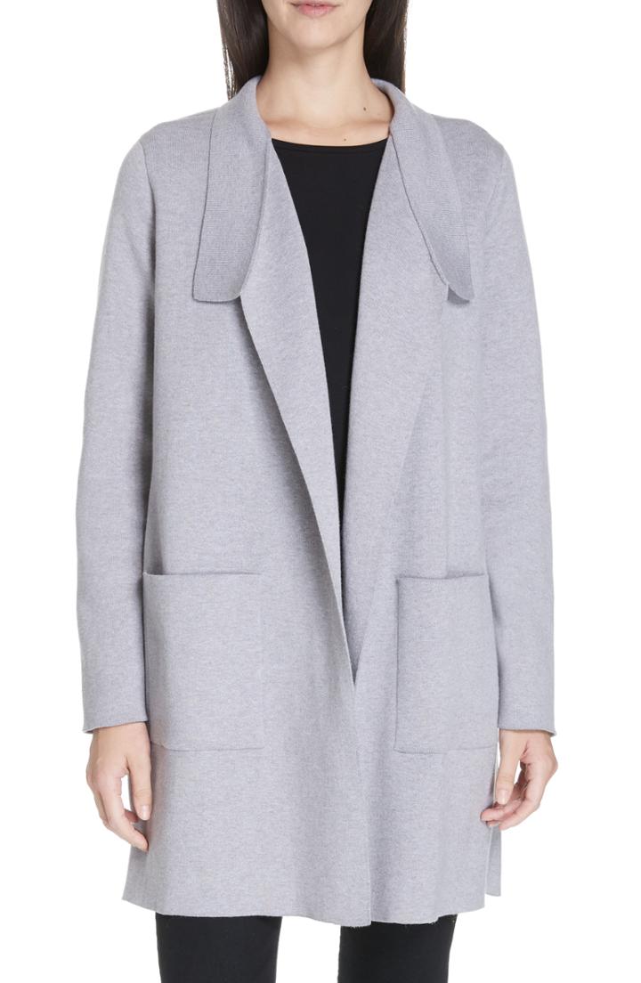 Women's Eileen Fisher Organic Cotton Sweater Jacket