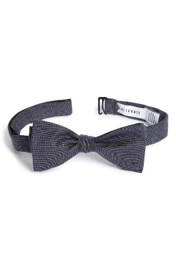 Men's Calibrate Solid Bow Tie, Size - Beige