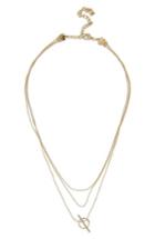 Women's Baublebar Delicate Bead Chain Necklace