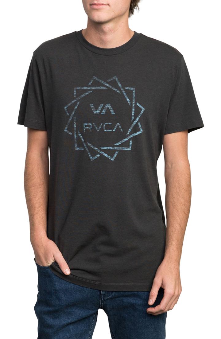 Men's Rvca Blade Graphic T-shirt, Size - Black