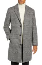 Men's J.crew Ludlow Glen Plaid Topcoat R - Grey