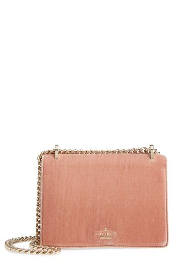 Kate Spade New York Watson Lane Marci Velvet Clutch - Pink