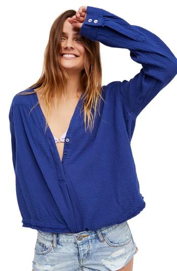 Women's Free People Changing Horizons Top - Blue
