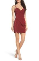 Women's La Femme Gathered Waist Strappy Body Con Dress - Red