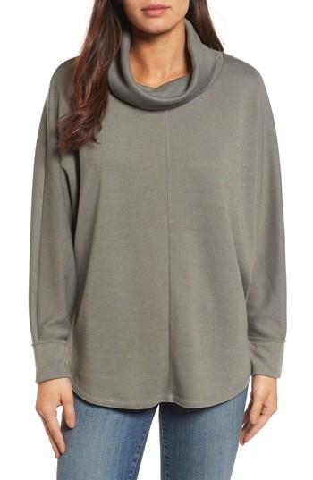 Women's Caslon Cowl Neck Pullover - Green
