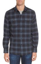 Men's Grayers Clarke Heritage Flannel Shirt, Size - Blue
