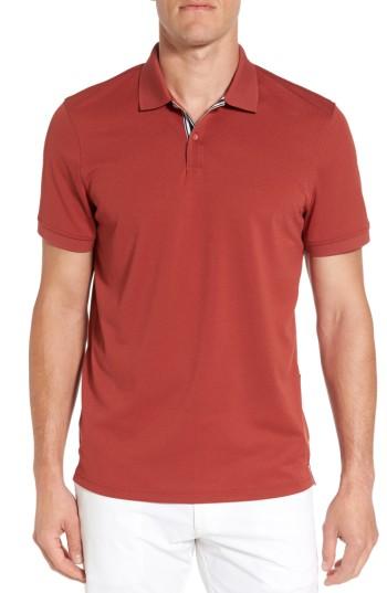 Men's Ag Berrian Pique Polo, Size - Brown