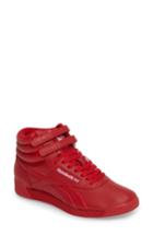 Women's Reebok Freestyle Hi Sneaker .5 M - Red