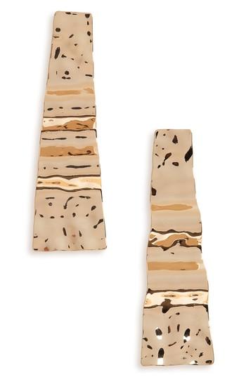 Women's Leith Hammered Wave Drop Earrings
