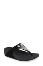 Women's Fitflop Lulu Baroque Thong Sandal M - Black