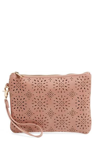 Under One Sky Faux Leather Clutch & Portable Charger -