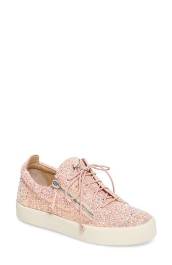 Women's Giuseppe Zanotti May London Low Top Sneaker M - Pink