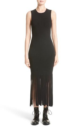 Women's Alexander Wang Fringe Hem Dress