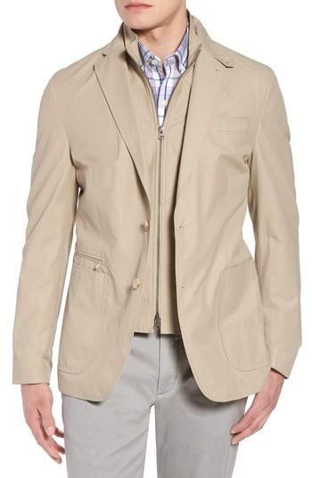 Men's Kroon Jones Aim Classic Fit Hybrid Blazer R - Beige