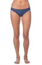 Women's Lucky Brand Suede With Me Hipster Bikini Bottoms - Blue