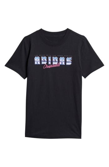 Women's Adidas Falcon Graphic Logo Tee - Black