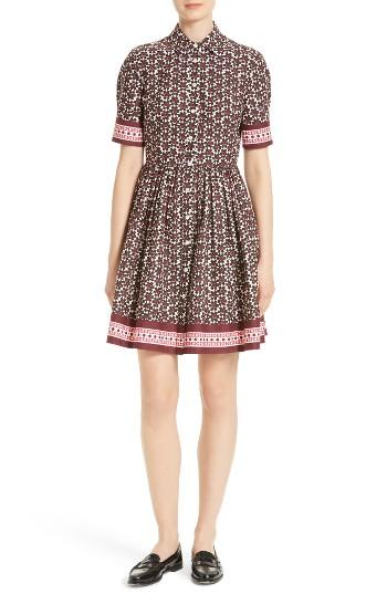 Women's Kate Spade New York Floral Tile Shirtdress