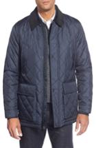 Men's Cole Haan Quilted Jacket, Size - Blue