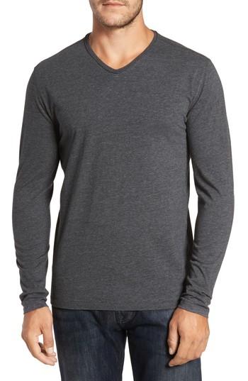 Men's Robert Barakett Flynn V-neck T-shirt, Size - Black