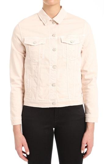 Women's Mavi Jeans Katy Distressed Denim Jacket - Pink