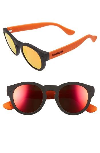 Women's Havaianas Trancoso 49mm Mirrored Round Sunglasses -