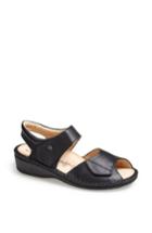 Women's Finn Comfort 'faro-s' Leather Sandal -5.5us / 36eu - Black