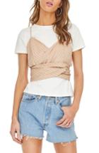 Women's Astr The Label Maddie Layered Look Top - Pink