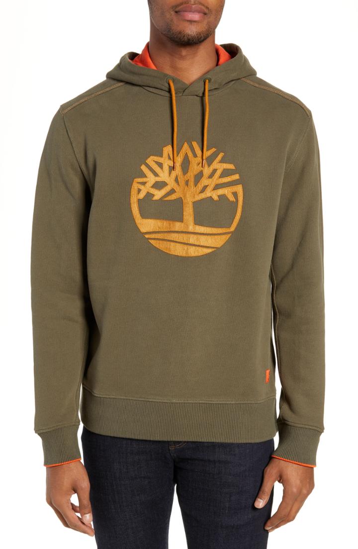 Men's Timberland Elevated Hooded Sweatshirt - Green