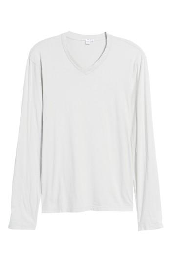 Men's James Perse Suvin V-neck Sweatshirt (s) - White
